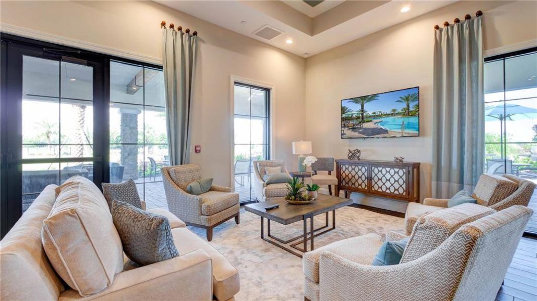 Furnished interior view inside a new home in , Palmetto (Image 31).