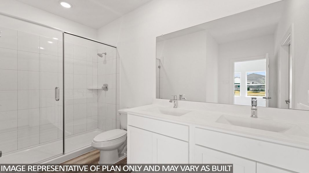 Representative furnished interior of a home built from the E60F by D.R. Horton in Riverside Estates, Mont Belvieu (Image 7).