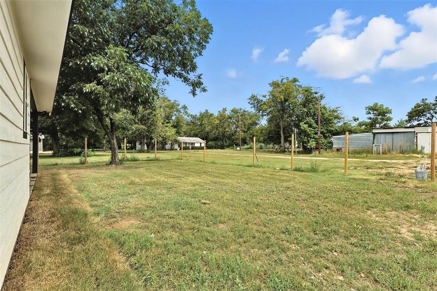 View of back yard View of back yard