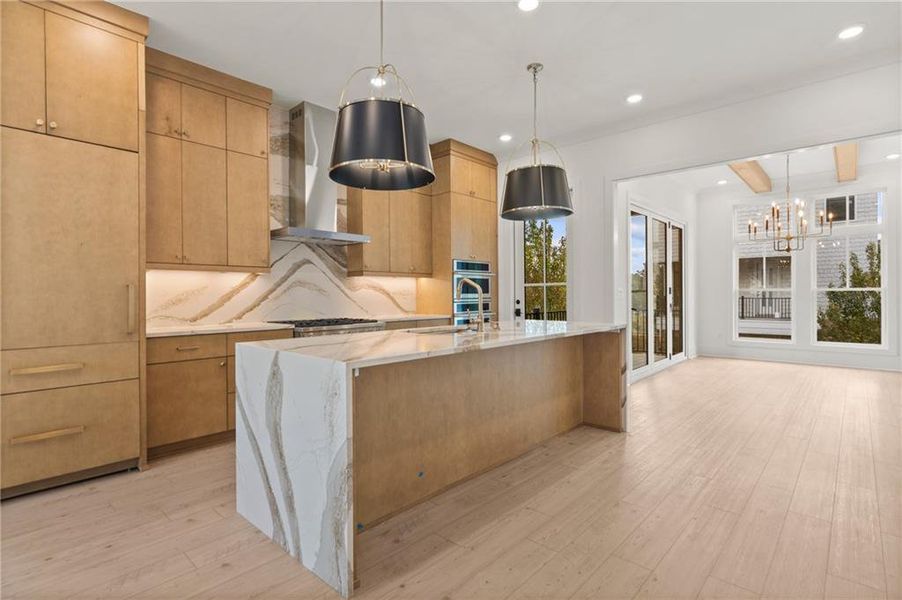 Furnished interior view inside a new home in Park Walke, Alpharetta (Image 7).