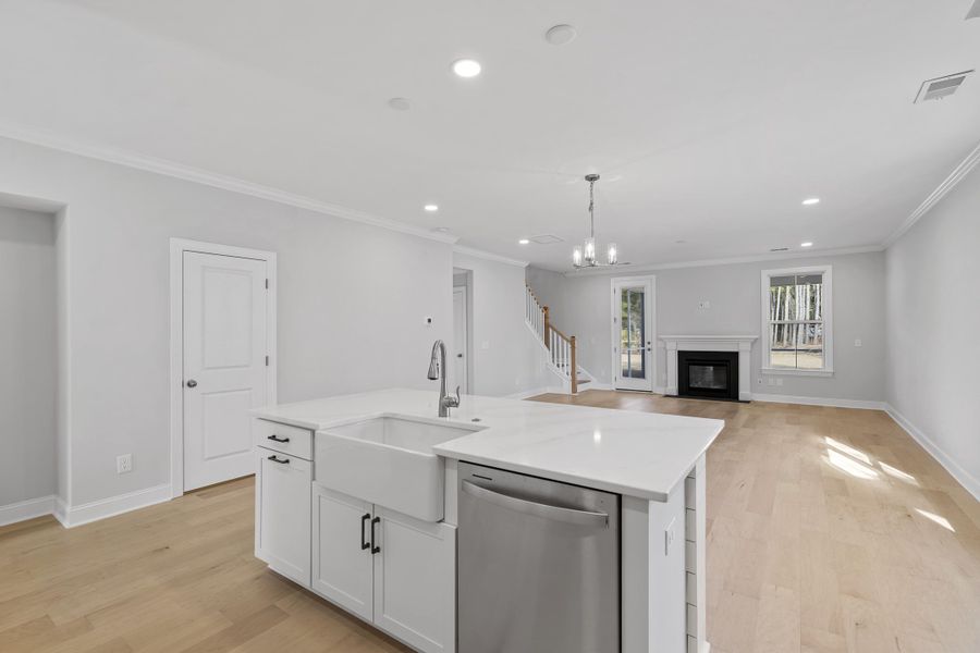 Furnished interior view inside a new home in K. Hovnanian's® Four Seasons at Lakes of Cane Bay, Summerville (Image 3).