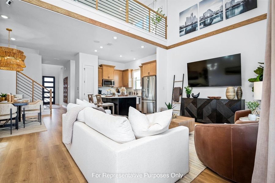 Furnished interior view inside a new home in Estancia West, Manchaca (Image 11).