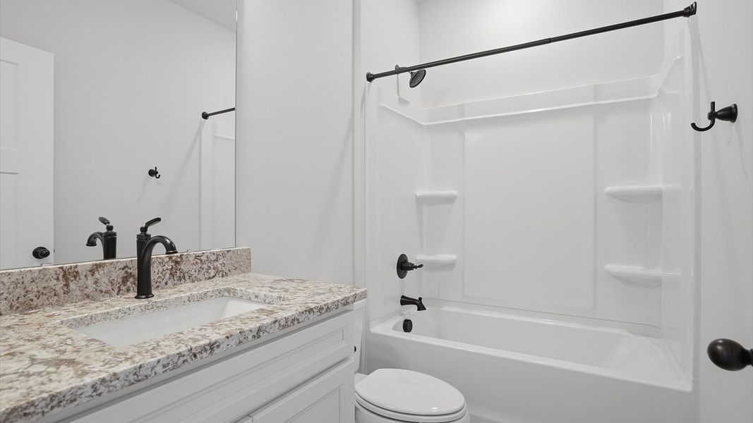 Furnished interior view inside a new home in Iris Meadows, Moore (Image 8).