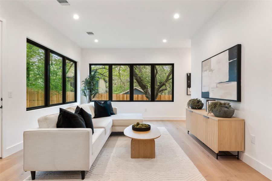 Furnished interior view inside a new home in , Austin (Image 12).