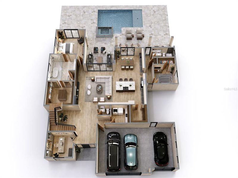 2D floor plan layout of this home in , Sarasota, FL (Image 3). 2D floor plan layout of this home in , Sarasota, FL (Image 3).