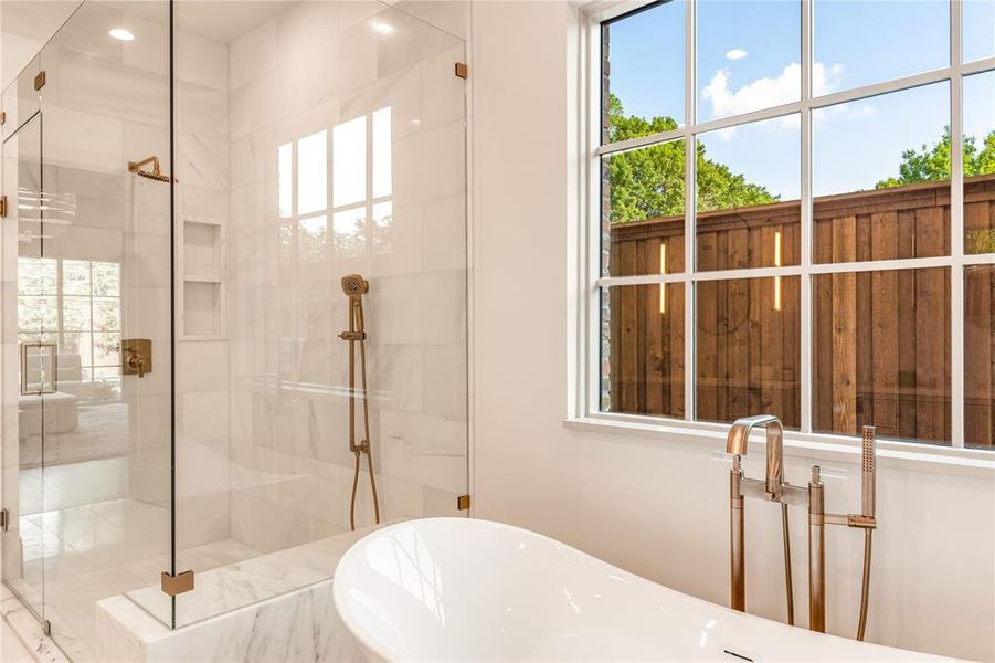 Furnished interior view inside a new home in , Dallas (Image 15).