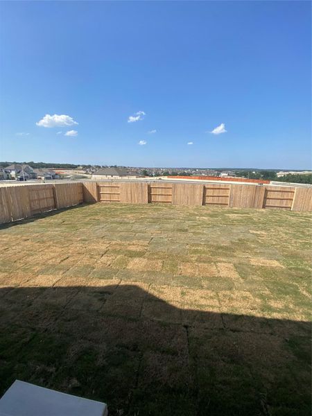 Private Backyard of Home