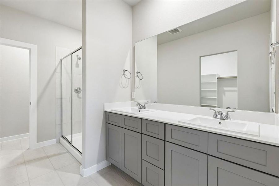 Primary Bathroom in the Haylee home plan by Trophy Signature Homes - REPRESENTATIVE PHOTO Primary Bathroom in the Haylee home plan by Trophy Signature Homes - REPRESENTATIVE PHOTO