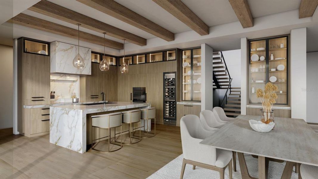 Furnished interior view inside a new home in , Sarasota (Image 4).