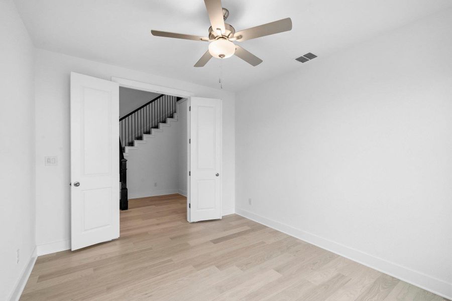 French doors in Study