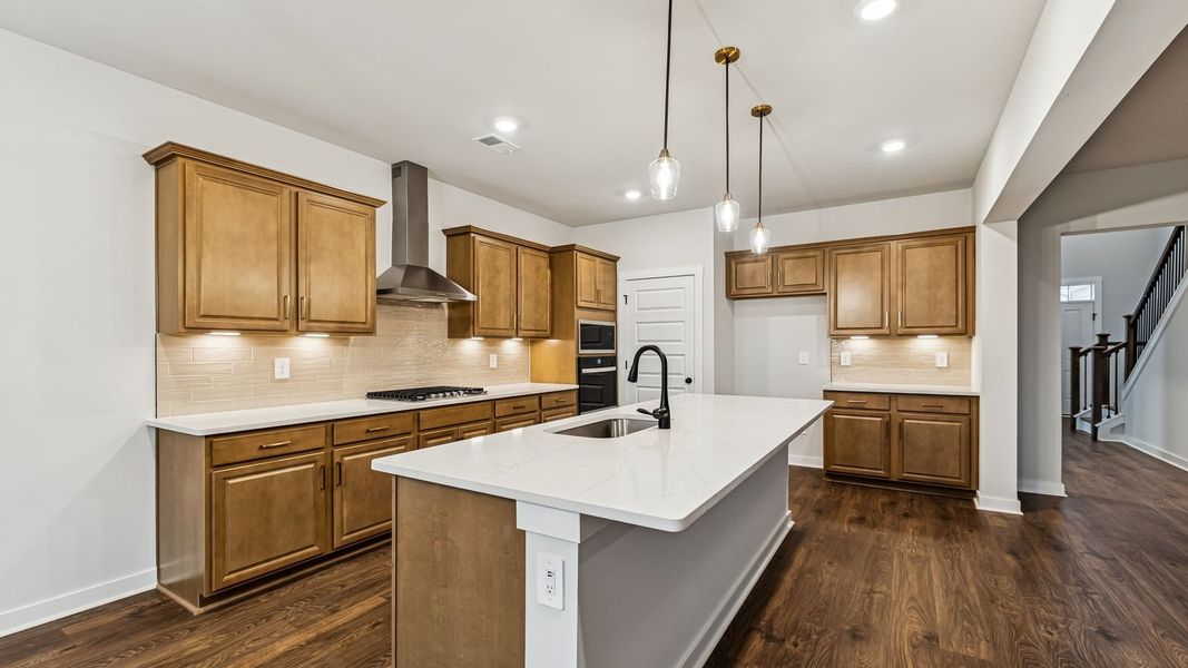 Representative furnished interior of a home built from the Stonebrook  II by D.R. Horton in Pottsview, Smyrna (Image 6).