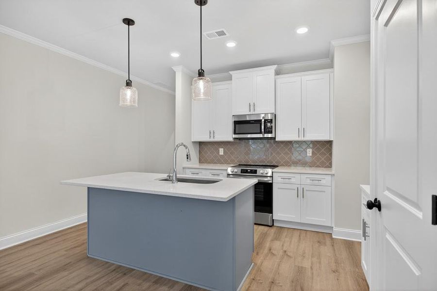 Furnished interior view inside a new home in Medlock Park, Austell (Image 8).