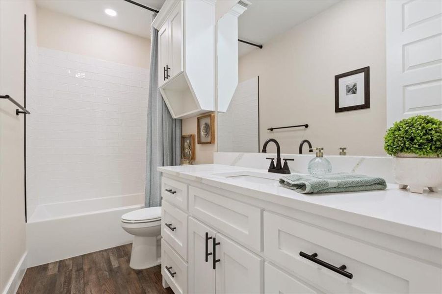 Furnished interior view inside a new home in , Waco (Image 35).