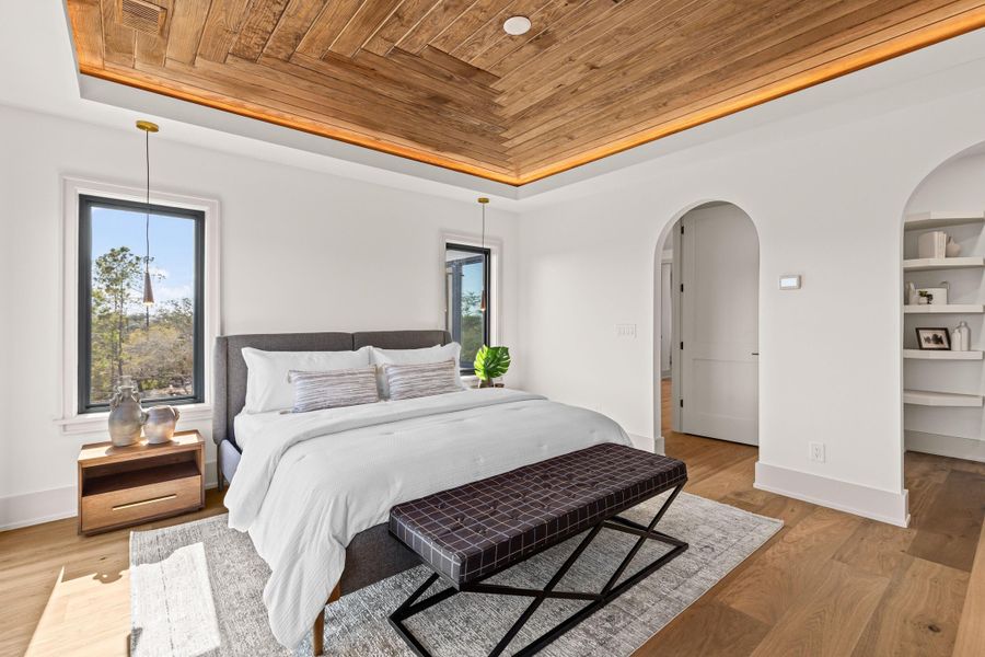 Furnished interior view inside a new home in , Charleston (Image 18).