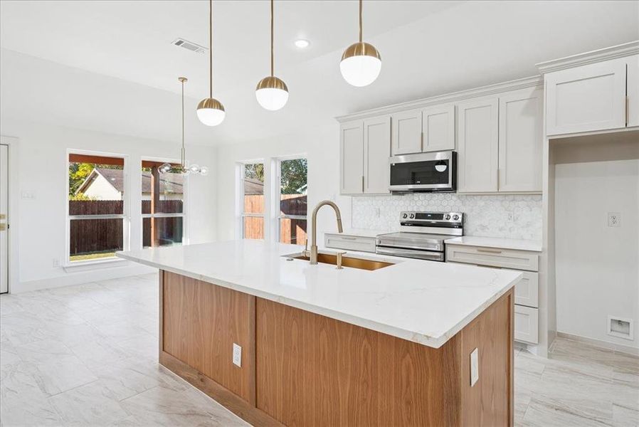 Furnished interior view inside a new home in , White Settlement (Image 9).