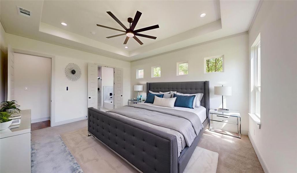 Furnished interior view inside a new home in , Dallas (Image 9). Furnished interior view inside a new home in , Dallas (Image 9).