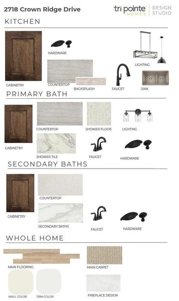 Sample of building materials used in homes in Sienna 60’, Missouri City (Image 25). Sample of building materials used in homes in Sienna 60’, Missouri City (Image 25).