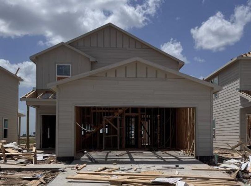 In-progress construction of a new home in Mirabella, Brookshire, TX (Image 19).