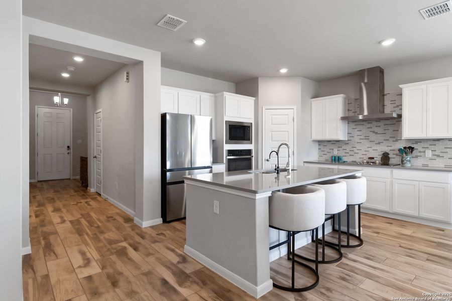 Furnished interior view inside a new home in Hannah Heights, Seguin (Image 27).