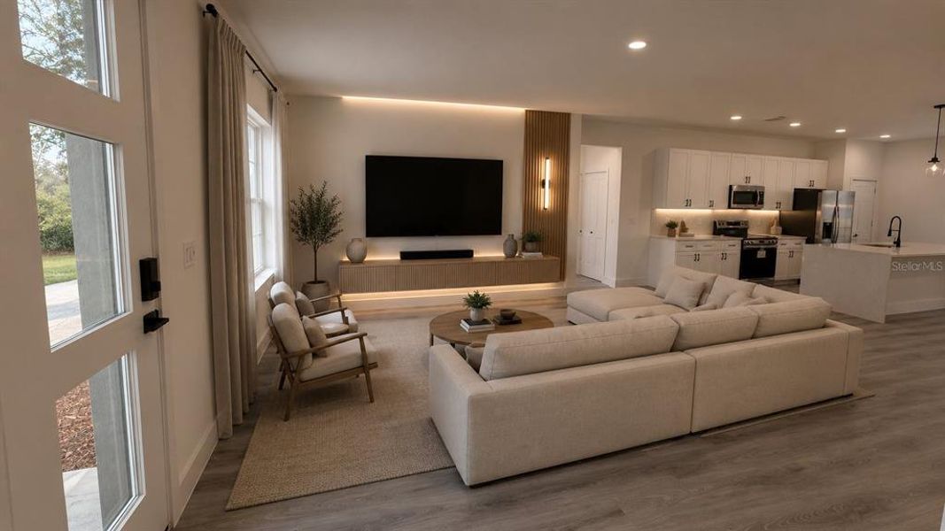 Furnished interior view inside a new home in , Ocala (Image 5).