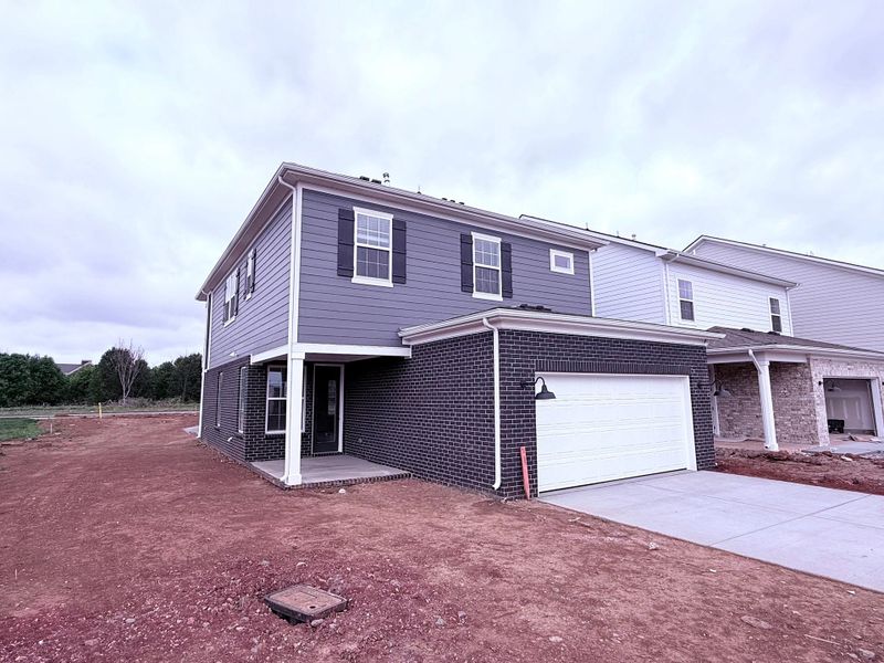 Exterior details and patio area of a home in Promenade at Clari Park, Murfreesboro (Image 4).