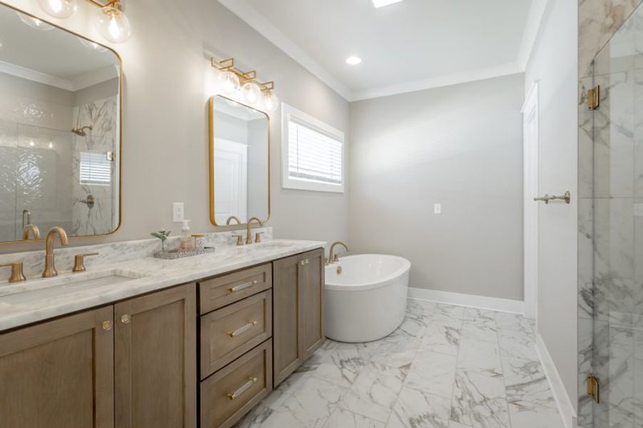 Representative furnished interior of a home built from the Autumnbrook A by Riverstone Construction, LLC in Faith View, Ooltewah (Image 18).