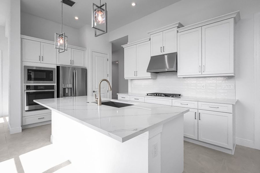 Furnished interior view inside a new home in Rivella, Port St. Lucie (Image 8).