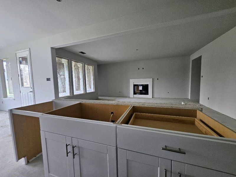 In-progress construction of a new home in The Hollow, Ennis, TX (Image 7).