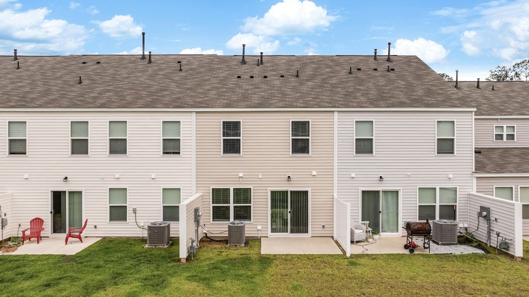 Exterior details and patio area of a home in , Summerville (Image 2). Exterior details and patio area of a home in , Summerville (Image 2).