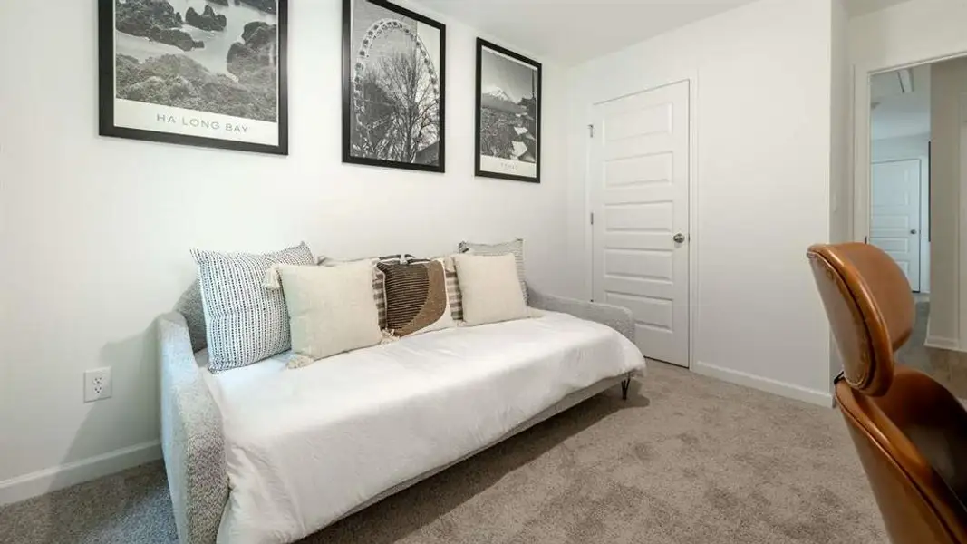 Furnished interior view inside a new home in Towns at Monroe, Atlanta (Image 20).