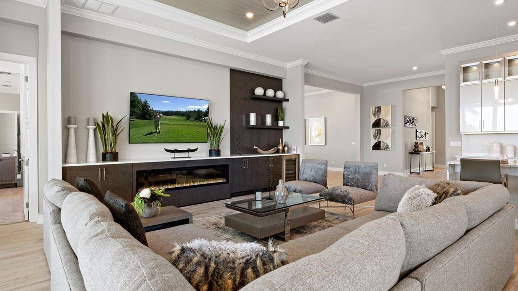 Sydney Model Home | Great Room | Photo from sister community