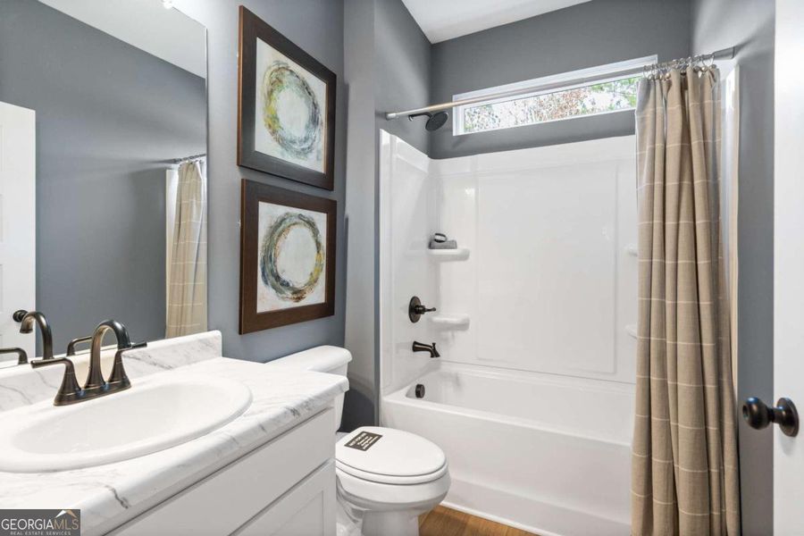 Furnished interior view inside a new home in Maddox Station, Eatonton (Image 27).