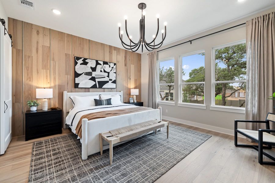 Furnished interior view inside a new home in Lagos Reserve, Manor (Image 22).