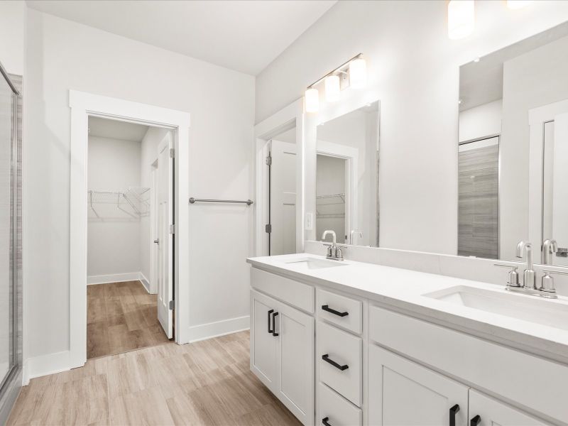 Furnished interior view inside a new home in Cedar Shoals - Signature Collection, Piedmont (Image 7).