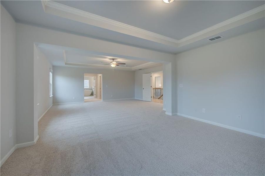 Spacious, unfurnished interior of a new home in Grandview at Millers Mill, Stockbridge (Image 14). Spacious, unfurnished interior of a new home in Grandview at Millers Mill, Stockbridge (Image 14).