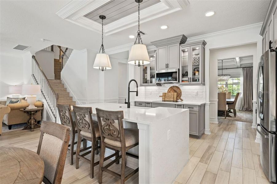 Furnished interior view inside a new home in Whispering Oaks Preserve, Wesley Chapel (Image 51).