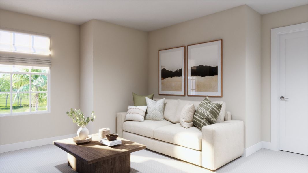 Representative furnished interior of a home built from the Acacia by Risewell Homes in Oakview, Apopka (Image 11).