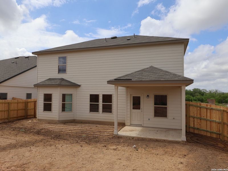 Exterior details and patio area of a home in Cinco Lakes, San Antonio (Image 4). Exterior details and patio area of a home in Cinco Lakes, San Antonio (Image 4).