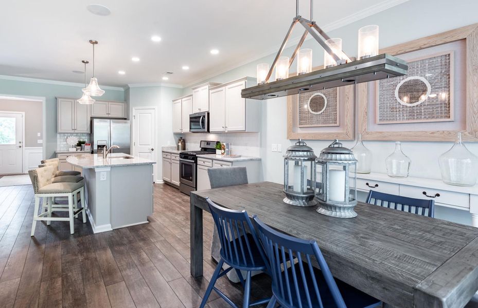 Furnished interior view inside a new home in Solserra, Shallotte (Image 12).