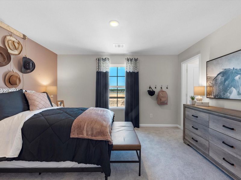 Furnished interior view inside a new home in Granger Pines, Conroe (Image 13).