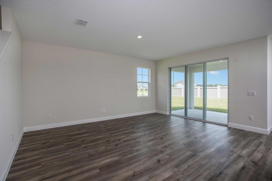 Representative unfurnished interior of a home built from the Lido by Casa Fresca Homes in Mirada, San Antonio (Image 13).