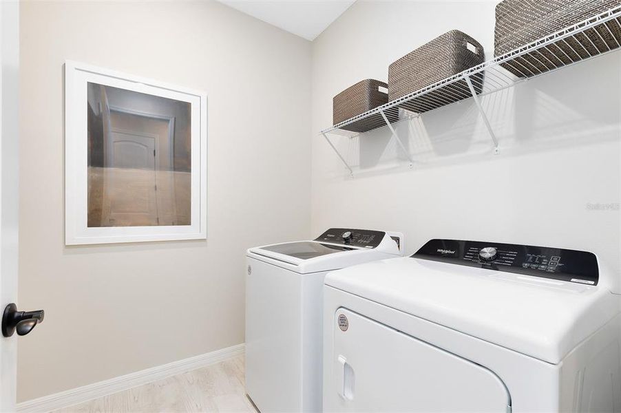 Model Home Design Only. Pictures and furnishings are for illustrative purposes only. Elevations, colors and options may vary. Furniture is for model home staging only.