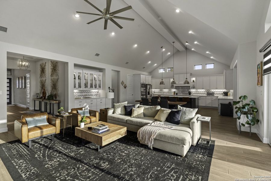 Furnished interior view inside a new home in Megan's Landing 1/2 Acre, San Antonio (Image 31). Furnished interior view inside a new home in Megan's Landing 1/2 Acre, San Antonio (Image 31).