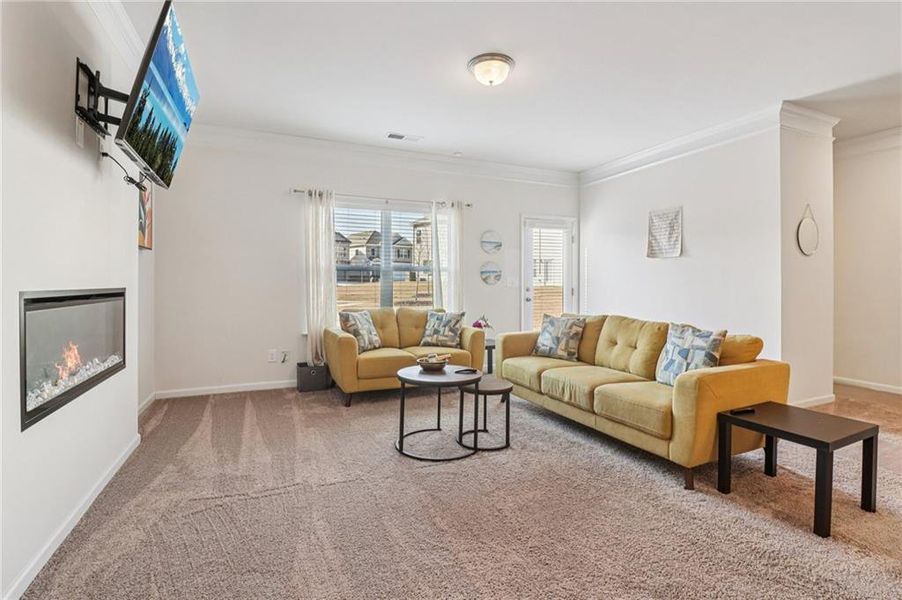 Furnished interior view inside a new home in , Powder Springs (Image 5).