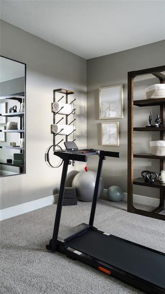 Furnished interior view inside a new home in Pasadena Woods, Dade City (Image 14).