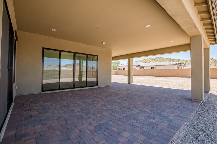Exterior details and patio area of a home in Estates at Kings Ranch, Gold Canyon (Image 30). Exterior details and patio area of a home in Estates at Kings Ranch, Gold Canyon (Image 30).
