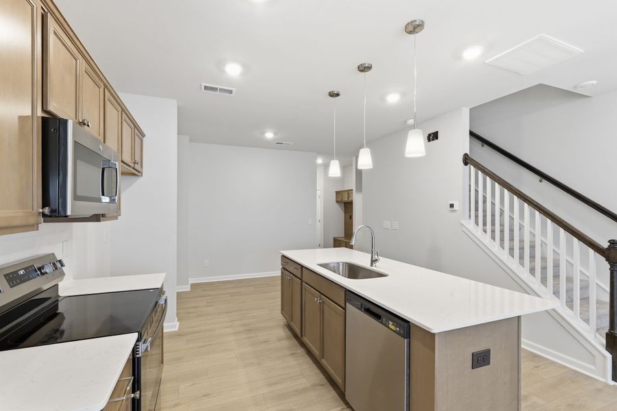 Furnished interior view inside a new home in Lakeview Village, Charlotte (Image 9).