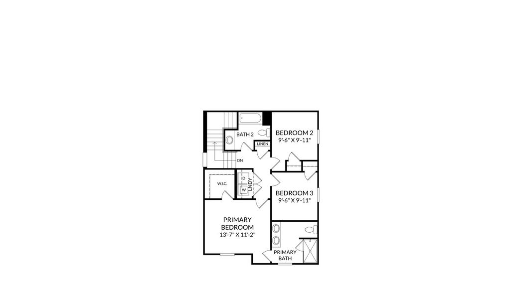 2D floor plan layout for the Logan by Stanley Martin Homes in Spring Walk at the Junction, Debary, FL (Image 4). 2D floor plan layout for the Logan by Stanley Martin Homes in Spring Walk at the Junction, Debary, FL (Image 4).
