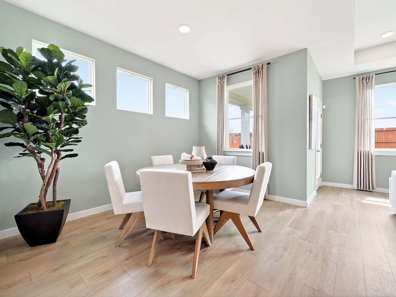 Furnished interior view inside a new home in Parks at Foster Crossing, Anna (Image 12).