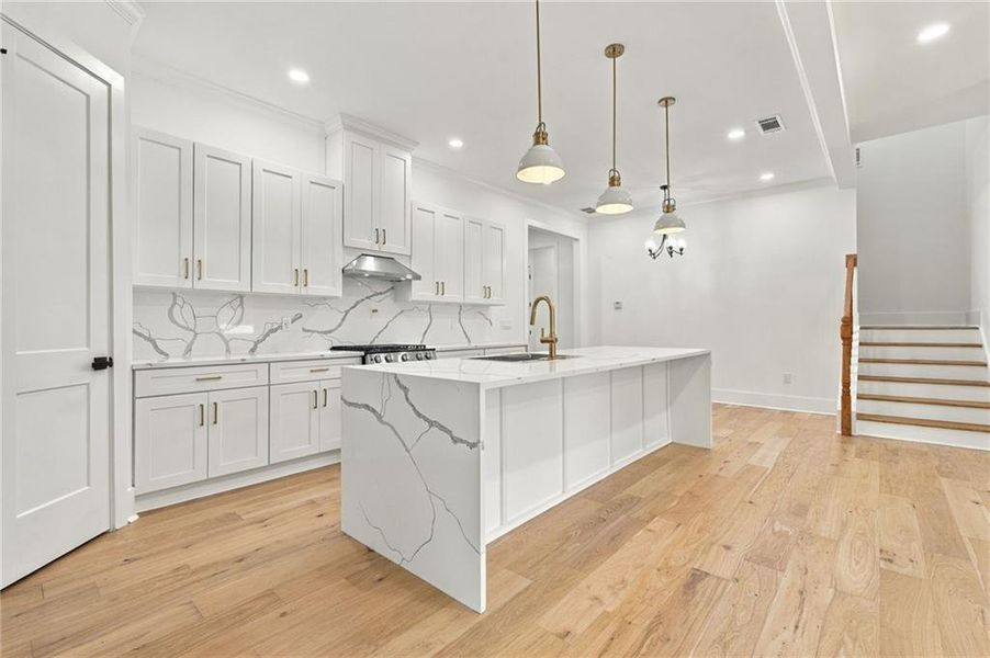 Furnished interior view inside a new home in , Decatur (Image 15).